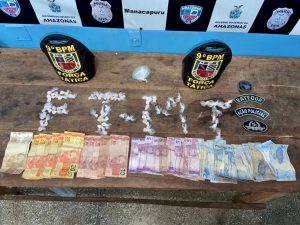 Imagem da notícia - Polícia Militar prende homem com drogas em Manacapuru