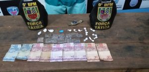 Imagem da notícia - 9º BPM detêm homem por tráfico de drogas em Manacapuru