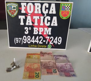 Imagem da notícia - Presidiário do semiaberto é preso com drogas no município de Tefé