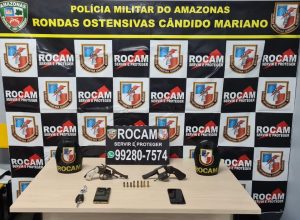 Imagem da notícia - Rocam detém 4 pessoas por roubos e porte ilegal de arma de fogo