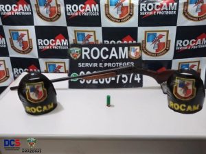 Imagem da notícia - Rocam detém homem em posse de arma de fogo em Tonantins