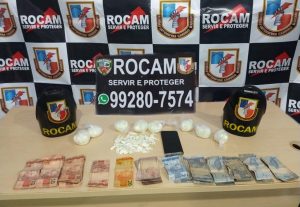 Imagem da notícia - Rocam detém dupla por tráfico de entorpecentes na zona sul