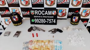 Imagem da notícia - Rocam apreende adolescente com armas e drogas na zona norte
