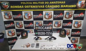 Imagem da notícia - Policiais militares da Rocam detêm dupla com entorpecentes no Aleixo