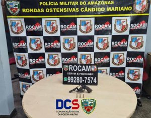 Imagem da notícia - Rocam detém infrator por porte ilegal de arma de fogo na zona leste