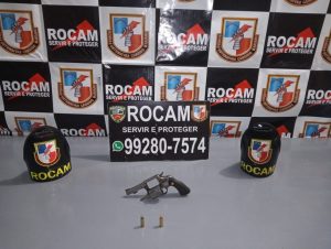 Imagem da notícia - Rocam apreendem adolescente em posse de arma de fogo em Tabatinga