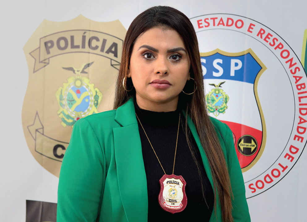 Delegada Juliana Tuma, titular do 22º DIP. FOTO: Alailson Santos/PC-AM