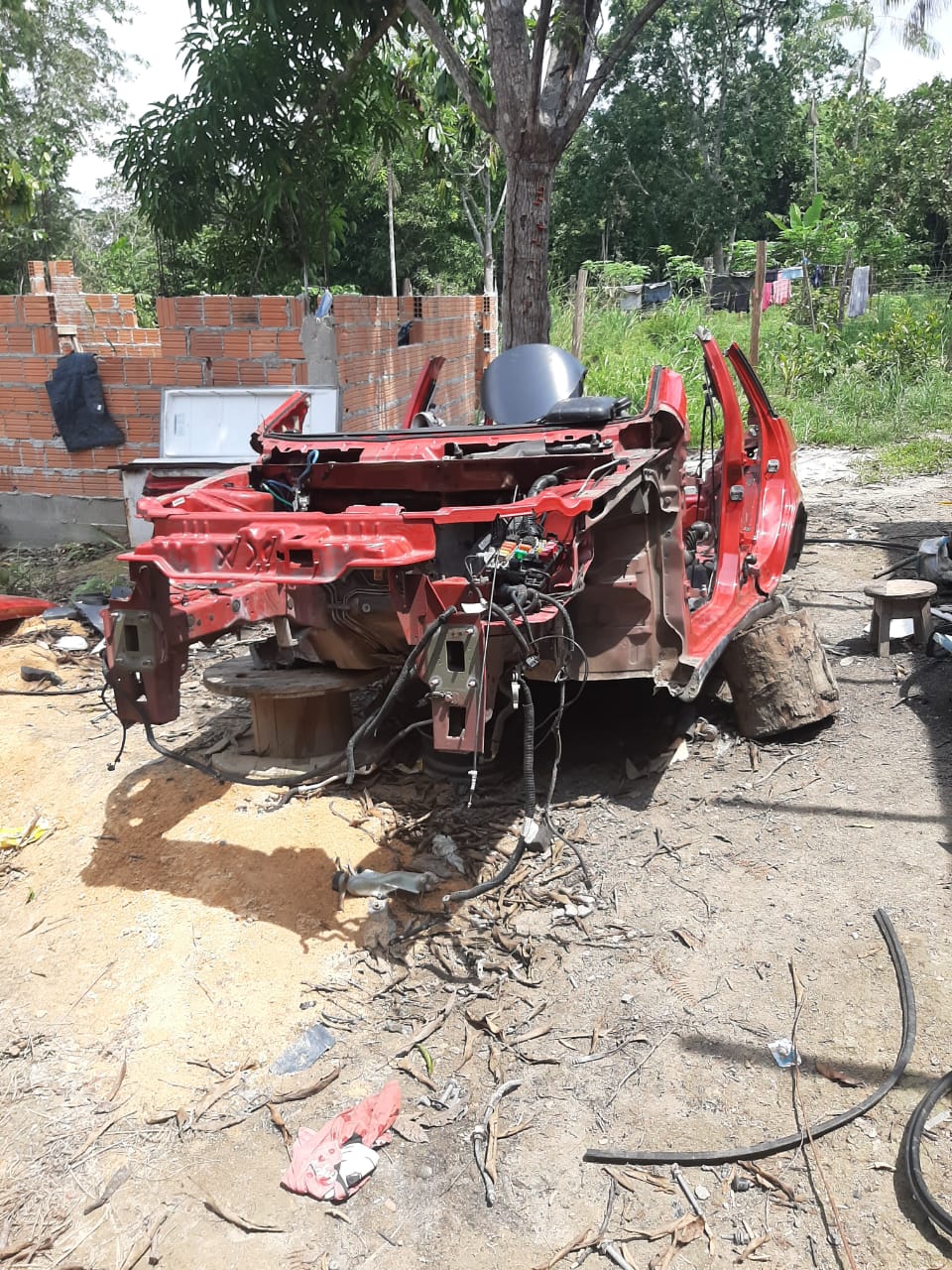 Veículo recuperado. FOTO: Divulgação/PMAM