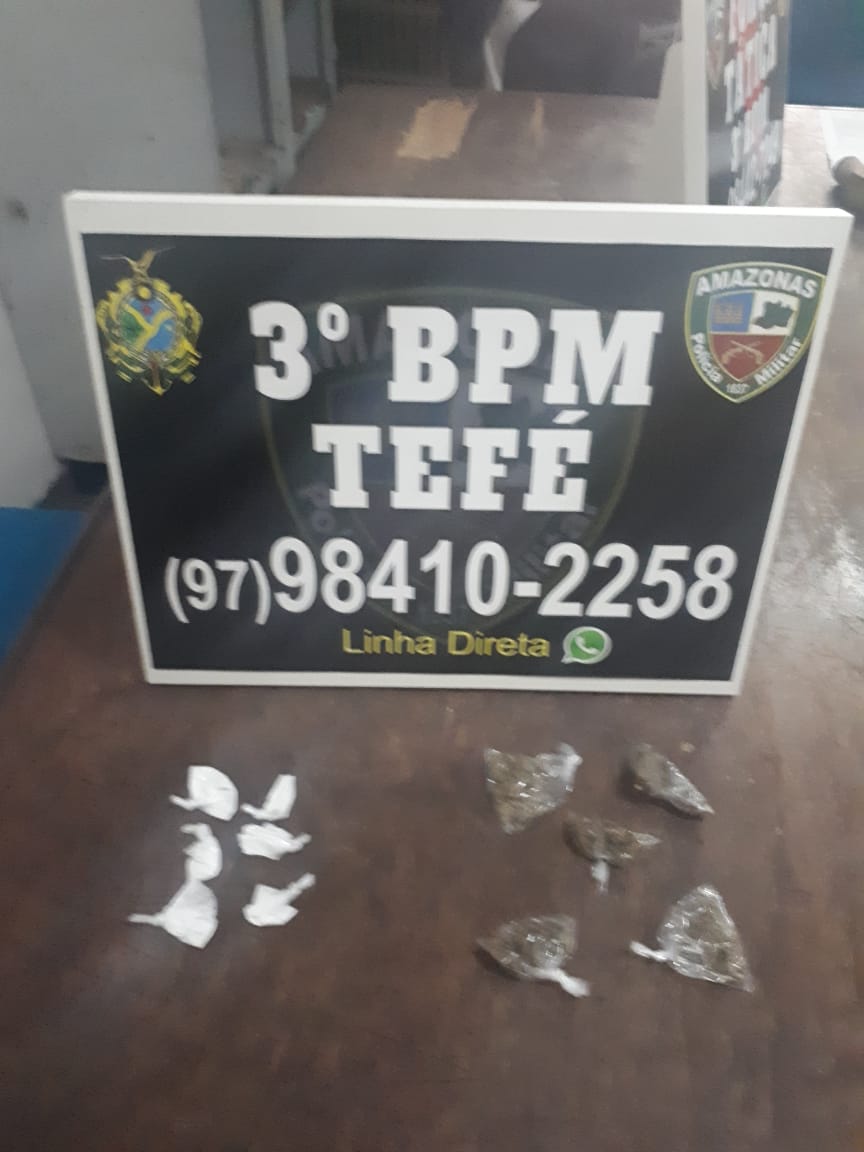 Material apreendido. FOTO: Divulgação/PMAM