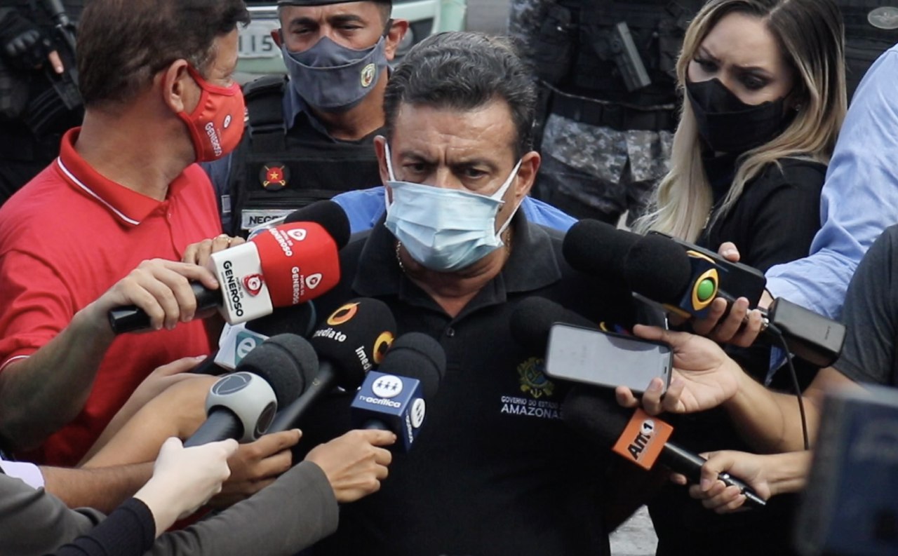 Secretário de segurança, coronel Louismar Bonates. FOTO: Carlos Soares/SSP-AM