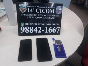 Imagem da notícia - Policiais militares detêm dupla após assalto no Tancredo Neves