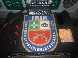 Imagem da notícia - PM detêm homem com arma de fogo no Armando Mendes