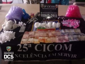 Imagem da notícia - PM detém dois homens com drogas e em posse ilegal de arma de fogo