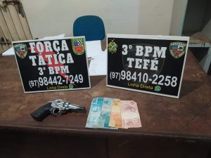 Imagem da notícia - Força Tática do 3º BPM apreendem adolescente após assalto em Tefé