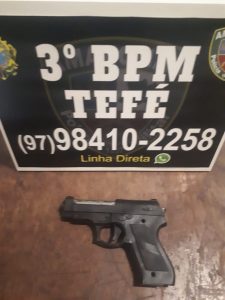 Imagem da notícia - Policiais do 3º BPM detêm dupla por assalto no município de Tefé