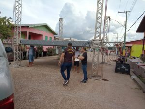 Imagem da notícia - PC cumpre ordem judicial de  um comício irregular, em Canutama