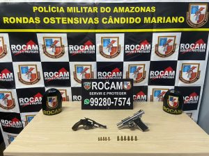 Imagem da notícia - Rocam prende homem com arma de fogo de uso restrito