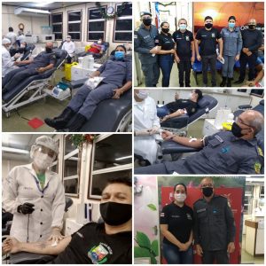 Imagem da notícia - Hemoam presta homenagem a PM no Dia Nacional do Doador de Sangue