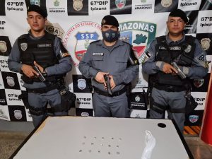 Imagem da notícia - Em Ipixuna, Polícia Militar detém infratores e apreende drogas