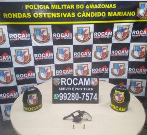 Imagem da notícia - Rocam detém homem por porte ilegal de arma de fogo no Jorge Teixeira