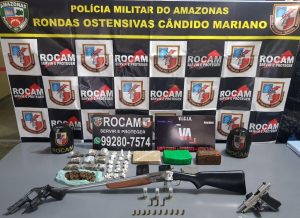 Imagem da notícia - Em Tabatinga, Polícia Militar detém casal por porte ilegal de arma de fogo