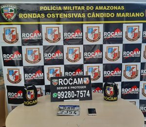 Imagem da notícia - Rocam Motos prende homem por roubo na zona oeste da cidade