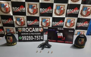 Imagem da notícia - Homem faz família de refém, e troca tiros com a Rocam