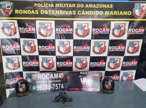 Imagem da notícia - Polícia Militar detém foragido da Justiça com arma de fogo em Tabatinga