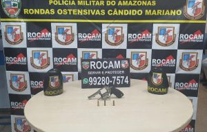 Imagem da notícia - Rocam detém homem por porte ilegal de arma de fogo na zona leste