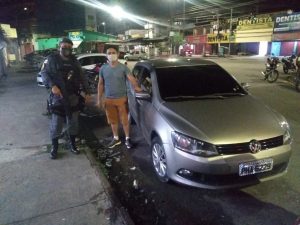 Imagem da notícia - PM recupera veículo de aplicativo tomado de roubo no bairro Mutirão