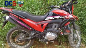 Imagem da notícia - Polícia Militar de Tabatinga recupera moto com restrição de roubo