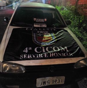Imagem da notícia - Veículo com restrição de furto é recuperado pela PM na zona leste