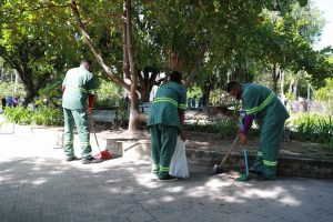 Imagem da notícia - Apenados do sistema prisional iniciam manutenção de parques e praças