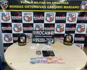 Imagem da notícia - Rocam detém trio por tráfico de drogas na zona Leste de Manaus