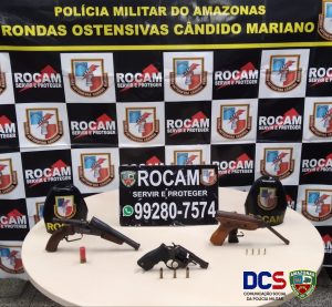 Imagem da notícia - Rocam detêm jovem com armas e munições no Alvorada 1