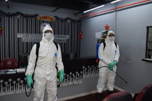 Imagem da notícia - SSP passa por dedetização para prevenção da Covid-19