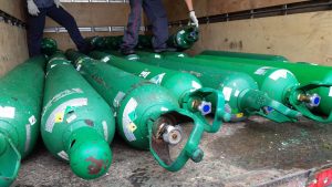 Imagem da notícia - Forças de segurança apreendem 44 cilindros de oxigênio no Novo Israel