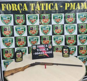 Imagem da notícia - Força Tática detém homem por posse ilegal de arma no Jorge Teixeira