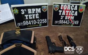 Imagem da notícia - Polícia Militar detém três jovens por roubos no município de Tefé