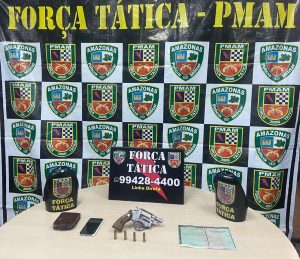 Imagem da notícia - Polícia Militar detém dupla pelo roubo de uma motocicleta no Japiim