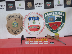 Imagem da notícia - Polícias Civil e Militar prendem quarteto por tráfico em Pauini