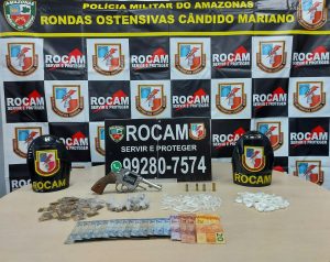 Imagem da notícia - PM prende jovem com arma de fogo e grande quantidade de drogas
