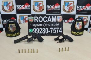 Imagem da notícia - Rocam detém homem por posse ilegal de arma na zona leste