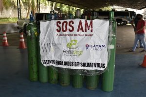 Imagem da notícia - PC-AM dá suporte na distribuição de cilindros obtidos por doações