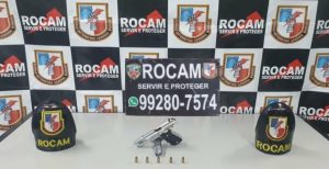 Imagem da notícia - Rocam prende homem por porte ilegal de arma de fogo