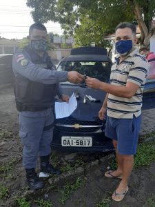 Imagem da notícia - Polícia Militar recupera veículo roubado no Colônia Terra Nova
