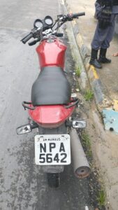 Imagem da notícia - Polícia Militar, por meio da 26ª Cicom, recupera motocicleta