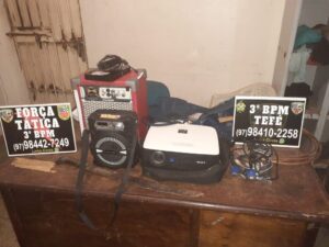 Imagem da notícia - PM prende homens por furto e receptação, em Tefé