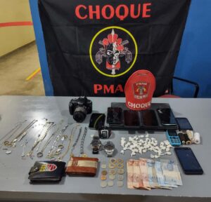 Imagem da notícia - PM apreende adolescente e prende dois homens por tráfico de drogas, em Tabatinga