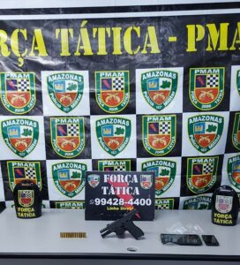 Imagem da notícia - Polícia Militar detém homem por porte ilegal de arma de fogo